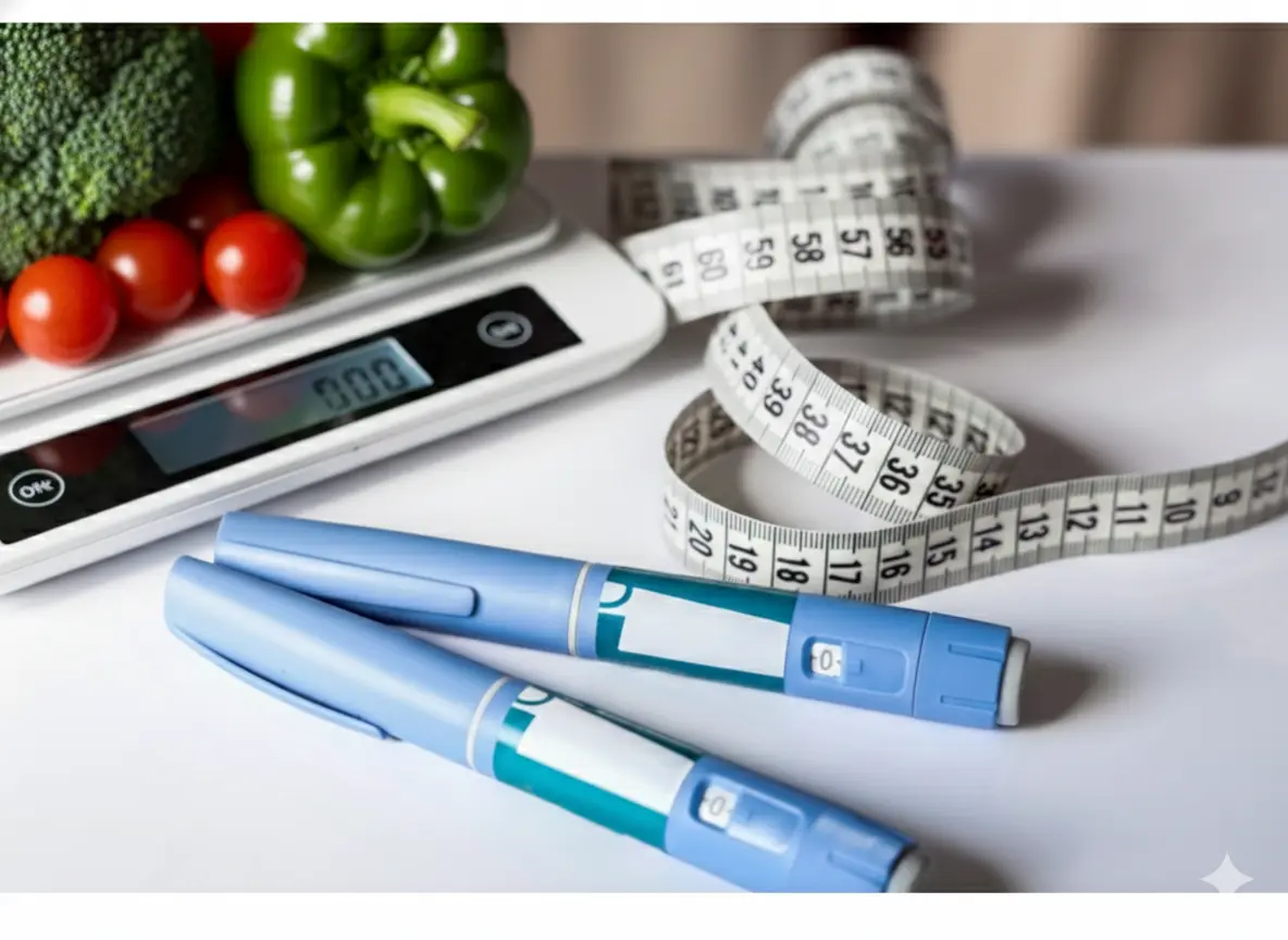 Canetas emagrecedoras - tratamento médico moderno para perda de peso com agonistas GLP-1